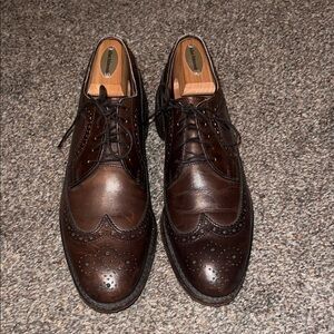 Allen Edmonds Dark Brown Leather Oxfords
